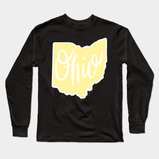 Yellow Ohio Long Sleeve T-Shirt